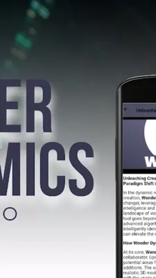 Wonder Dynamics AI App Info android App screenshot 2